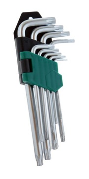Zestaw kluczy imbusowych TORX 9szt długich