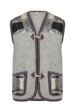 DUŻA KAMIZELKA WEŁNIANA 100% MERYNOS rozmiar 5XL