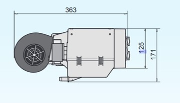 ИСПАРИТЕЛЬ-ОБОГРЕВАТЕЛЬ 12V UNIVERSAL LEKI BUS
