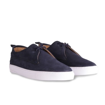 OLIVER SWEENEY CROFT NAVY NUBUCK TRAINERS 42/8