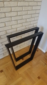Nogi metalowe do stołu loft industrialne 80x72