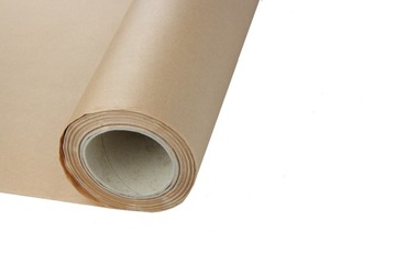 PAPIER pakowy KRAFT 120 cm x 55 m 80 g/m2 prążek