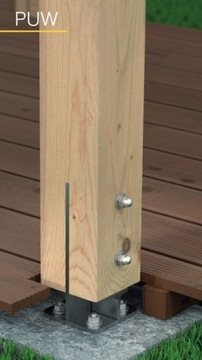 Основание колонны с резьбой Grundline PUW 100