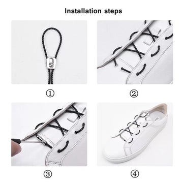 Эластичные шнурки с кулиской без завязывания.