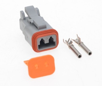 ГЕРМЕТИЧНЫЙ РАЗЪЕМ DT 2-контактный AMPHENOL LED