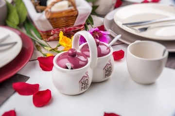 MISKI EMALIOWANE NA ŻYWNOŚĆ 4 SZT HOME BANQUET