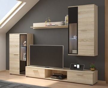 КОМПЛЕКТ МЕБЕЛИ: Oskar СЕКЦИЯ, КОМОД, ШКАФ.