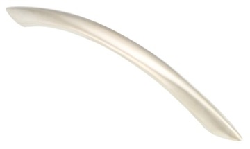 UCHWYT MEBLOWY GIĘTY 96mm NIKIEL-SATYNA