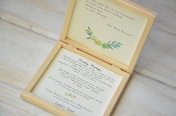 свадебные приглашения для родителей, коробка, 30 зл.