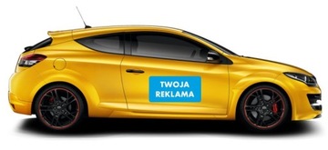 Магнитная автомобильная реклама МАГНИТ 2x СТОРОНА + ЗАДНЯЯ