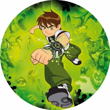 Торт БЕН 10 вафельный, плотный, насыщенных цветов 24 часа