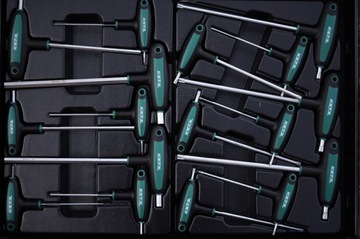 ТЕЛЕЖКА ДЛЯ МАСТЕРСКИХ HONITON С ОБОРУДОВАНИЕМ 276 ЭЛЕМЕНТОВ.