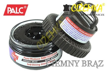 PALC PASTA KREM WOSKOWY SKÓR BUTÓW BRĄZOWY CIEMNY