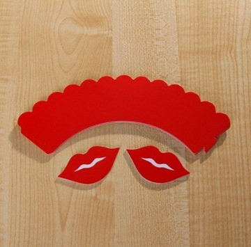 Набор чехлов для маффинов для девичника Pika Lips