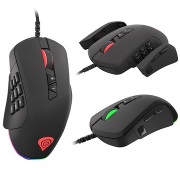 MYSZ GRACZA GENESIS XENON 770 HYBRYDA MMO FPS RGB