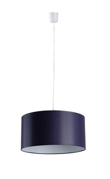 Lampa Wisząca Walec Granatowy Klosz Fi-40 cm