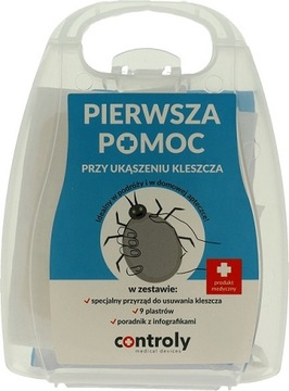 PIERWSZA POMOC PRZY UKĄSZENIU KLESZCZA CONTROLY
