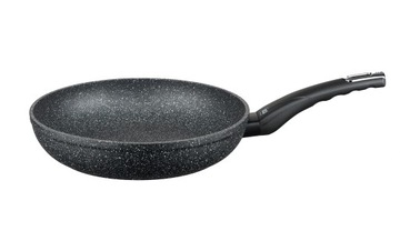CZARNA ALUMINIOWA PATELNIA NIEPRZYWIERAJĄCA ŚR. 24CM GRANIT EVOLUTION ELO