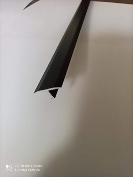 CZARNY PROFIL FUGOWY LISTWA T Teownik 13mm 100cm