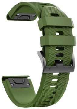 ZIELONY Silikonowy Pasek Garmin FENIX 5 Quick Fit