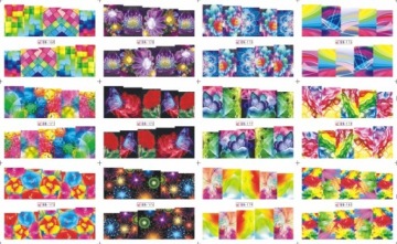 НАБОР водных наклеек на ногти 10 + 2 бесплатно