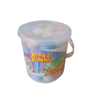 Крейда Для асфальту Jumbo Кольорова Мікс Кольорів для Гри для Дітей 12 шт.