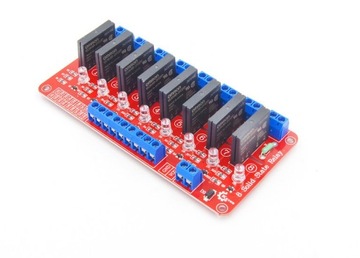 Przekaźnik Półprzewodnikowy SSR 8-kanałowy 8C 2A do ESP8266 UNO R3