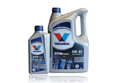 VALVOLINE SYNPOWER 5W40 6L (5+1) - MYSZKÓW