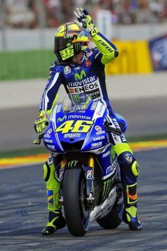 OBRAZ VALENTINO ROSSI VR46 DOCTOR NA PŁÓTNIE 50x70