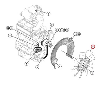ВЕНТИЛЯТОР КАТ 428F 432F 3745381