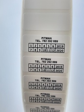 ГАРАНТИЙНАЯ ПЕЧАТЬ ДРОБИЛЬНАЯ БЕЛАЯ 30*11 мм 500 шт.