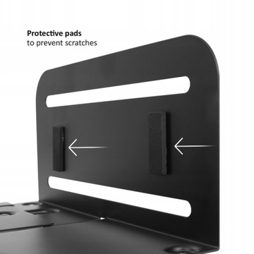 ТЕЛЕЖКА ДЛЯ КОМПЬЮТЕРА НА КОЛЕСАХ, ЧЕРНАЯ