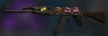 НАКЛЕЙКА AK-47 UNCHARTED 4 НАКЛЕЙКА CS GO CS2 скин