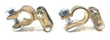 ЛАТУННЫЕ КЛЕММЫ АККУМУЛЯТОРА ПЛЮС и МИНУС, НАБОР 2