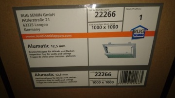 Люк ревизионный ГК 30х80, гипсокартон УТВЕРЖДЕН