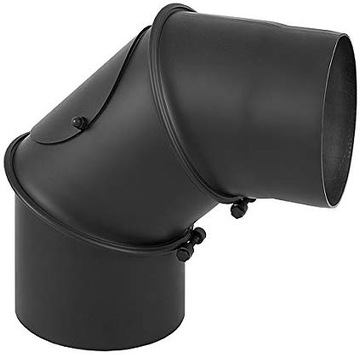 Kolano spalinowe nastawne 90° | fi 130 mm