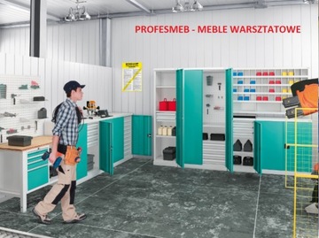 ПРОЧНЫЙ БОЛЬШОЙ ШКАФ ДЛЯ МАСТЕРСКОЙ С КОНТЕЙНЕРАМИ -20%