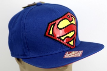 Czapka z daszkiem męska młodzieżowa Superman DC-Comics 55-60cm SNAPBACK