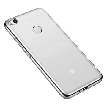 ETUI SILIKONOWE CHROM DO XIAOMI REDMI 4X + SZKŁO