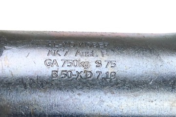 ZACZEP KULOWY AL-KO AK7 RURA FI50mm 750KG