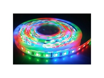 RGB LED STRIP 300 LED SMD 5м + ДИСТАНЦИОННОЕ УПРАВЛЕНИЕ + БЛОК ПИТАНИЯ