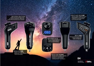 XBLITZ X300 PRO Комплект громкой связи FM-передатчик