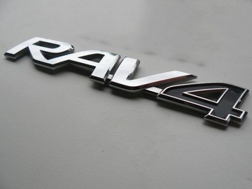 TOYOTA RAV4 TYŁ ZNACZEK EMBLEMAT NAPIS CHROM