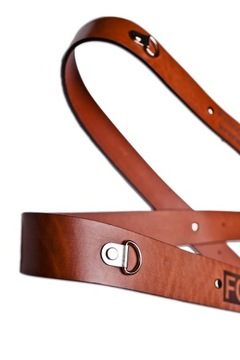 ФОТОГРАФИЧЕСКАЯ КОЖАНАЯ КОРИЧНЕВАЯ РЕМНЯ 4.2 ГРАВИРОВКА
