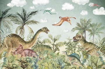 Детские обои Динозавры DINO - САМОКЛЕЯЩИЕСЯ