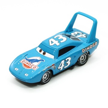 Metalowe auto z bajki Disney Cars Auta Pan Król no.43 The King Dinoco