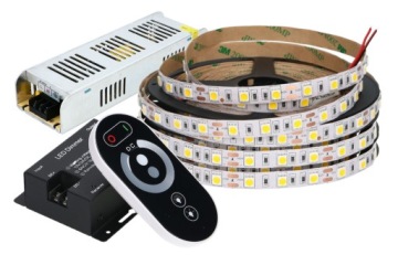 ZESTAW 15m Taśma LED 5050 Biała Ciepła P. DOTYKOWY