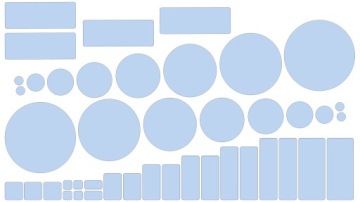НАБОР НАКЛЕЙКОВ, ЗАЩИЩАЮЩИХ СКОЛЫ И ЦАРАПИНЫ