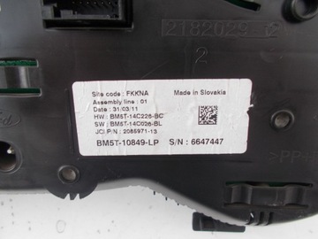 Счетчик часов Ford Focus mk3 BM5T-10849-LP