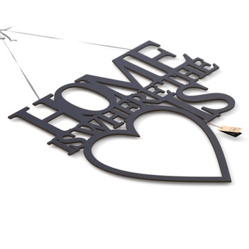 Надписи на деревянных стенах Дом там, где сердце